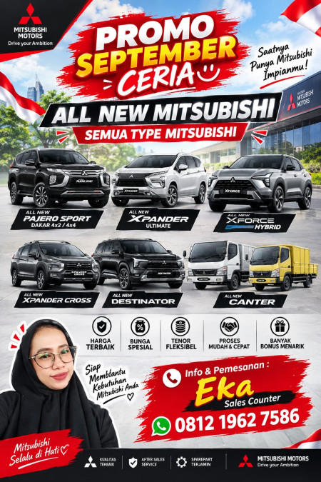 SPecial promo Mitsubishi September 2026 - Promo Mitsubishi Tangerang 2026