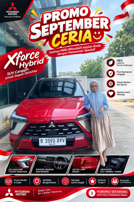 SPecial promo Mitsubishi Xforce Hybrid - Promo Mitsubishi Tangerang 2026